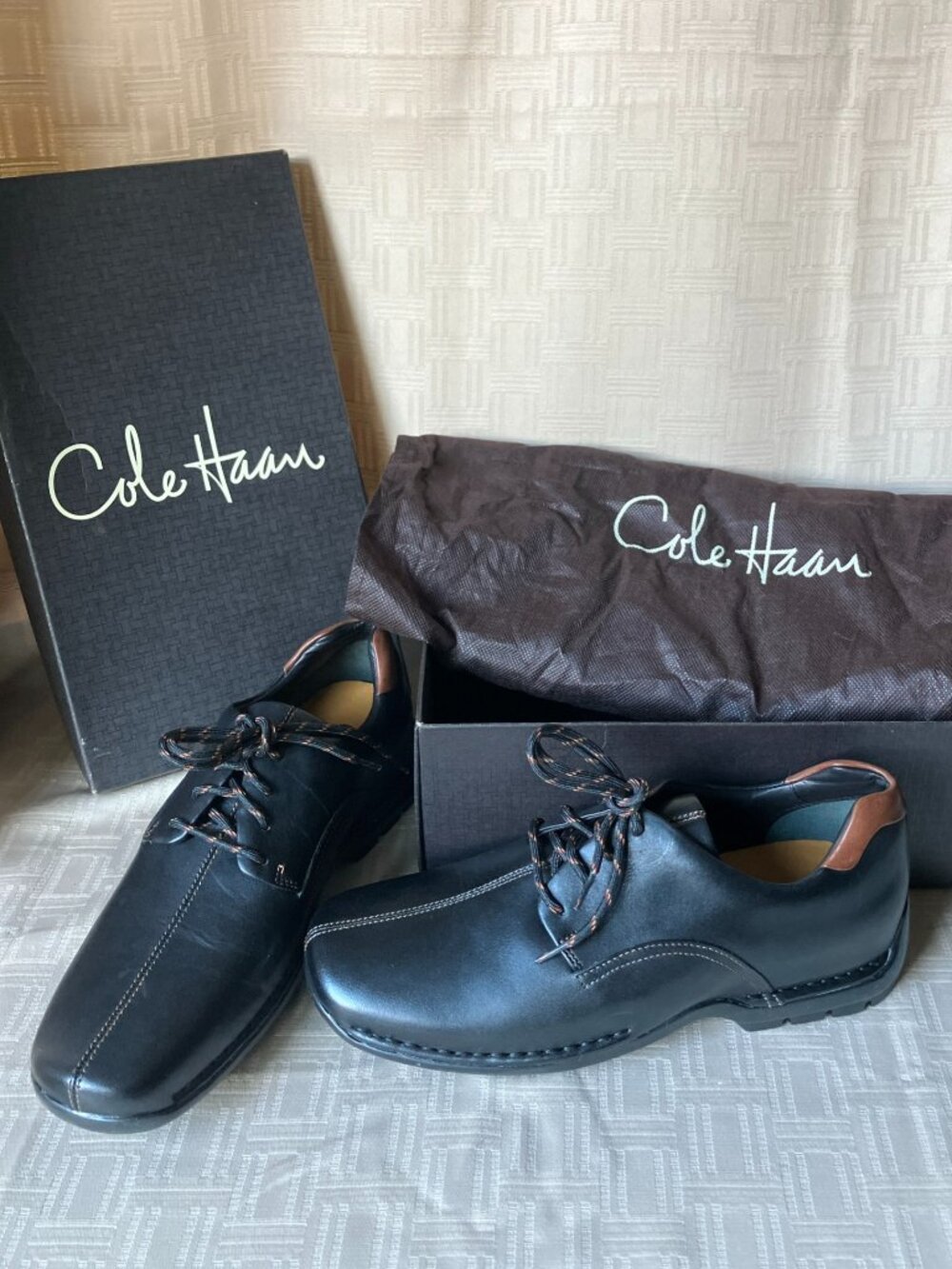 NOS Cole Haan Zeno Lace II Split Casual Oxfords Men's Sz 8M w/ Orig. Box and Bag